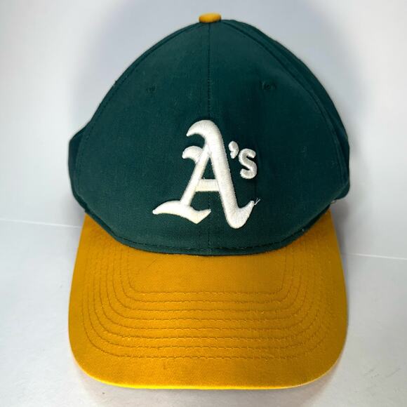 Oakland A’s OC Sports Hat Strapback Baseball Cap Hat Green OC Sports OSFA MLB - Picture 9 of 9